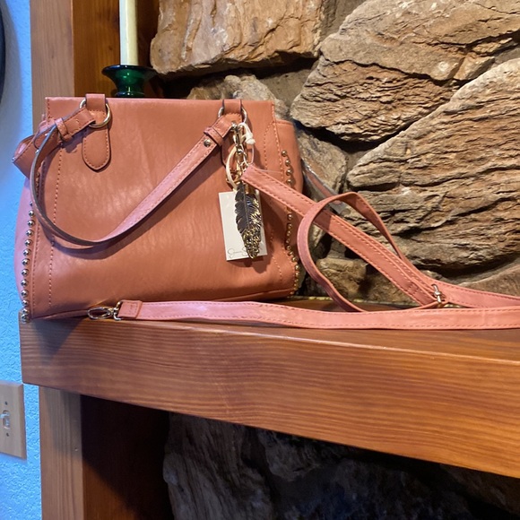 NWT Jessica Simpson handle w/ crossbody strap. Camel color - Picture 7 of 9